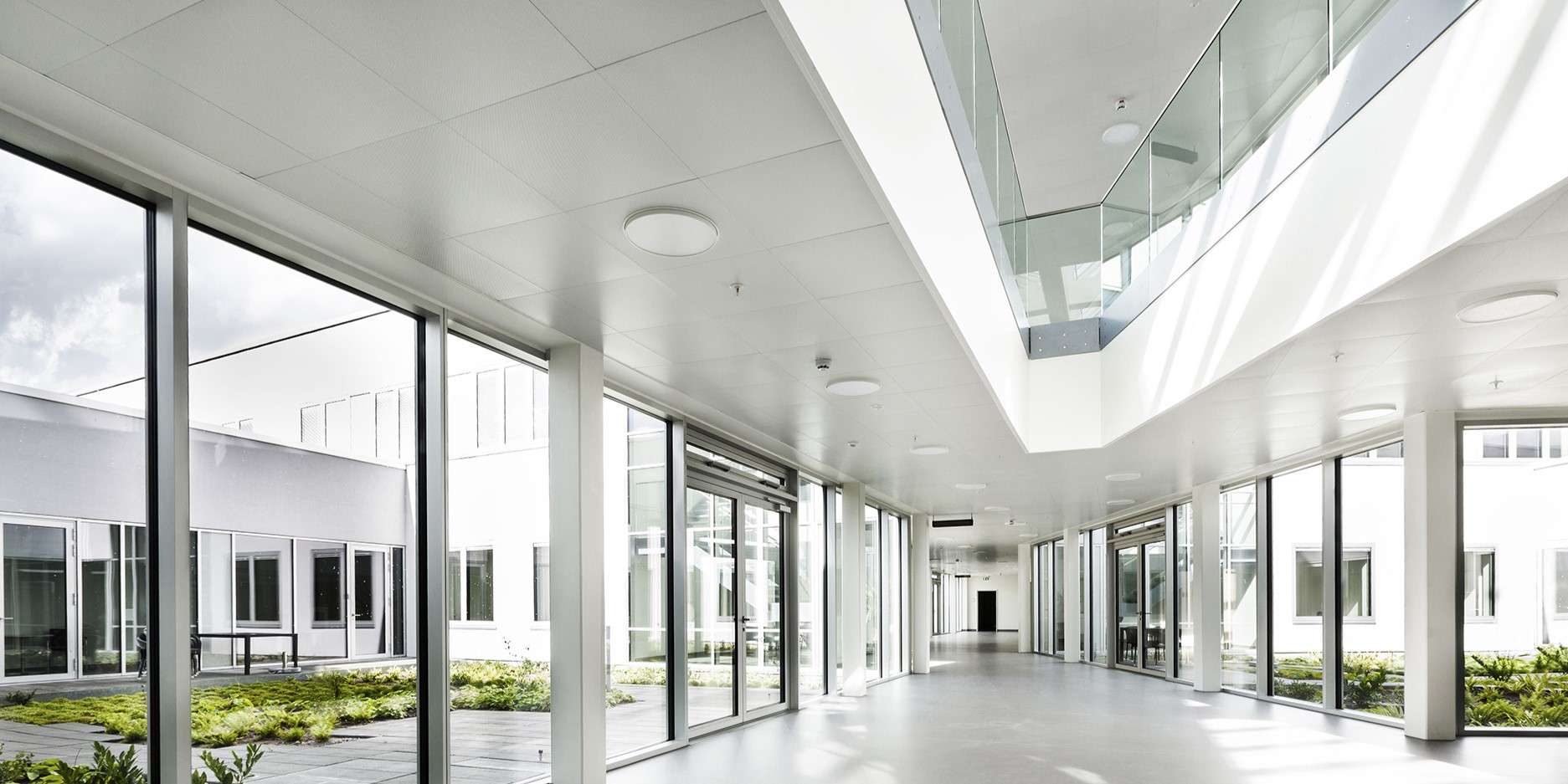 DAMPA Clip-In Tile installed in Aabenraa Hospital