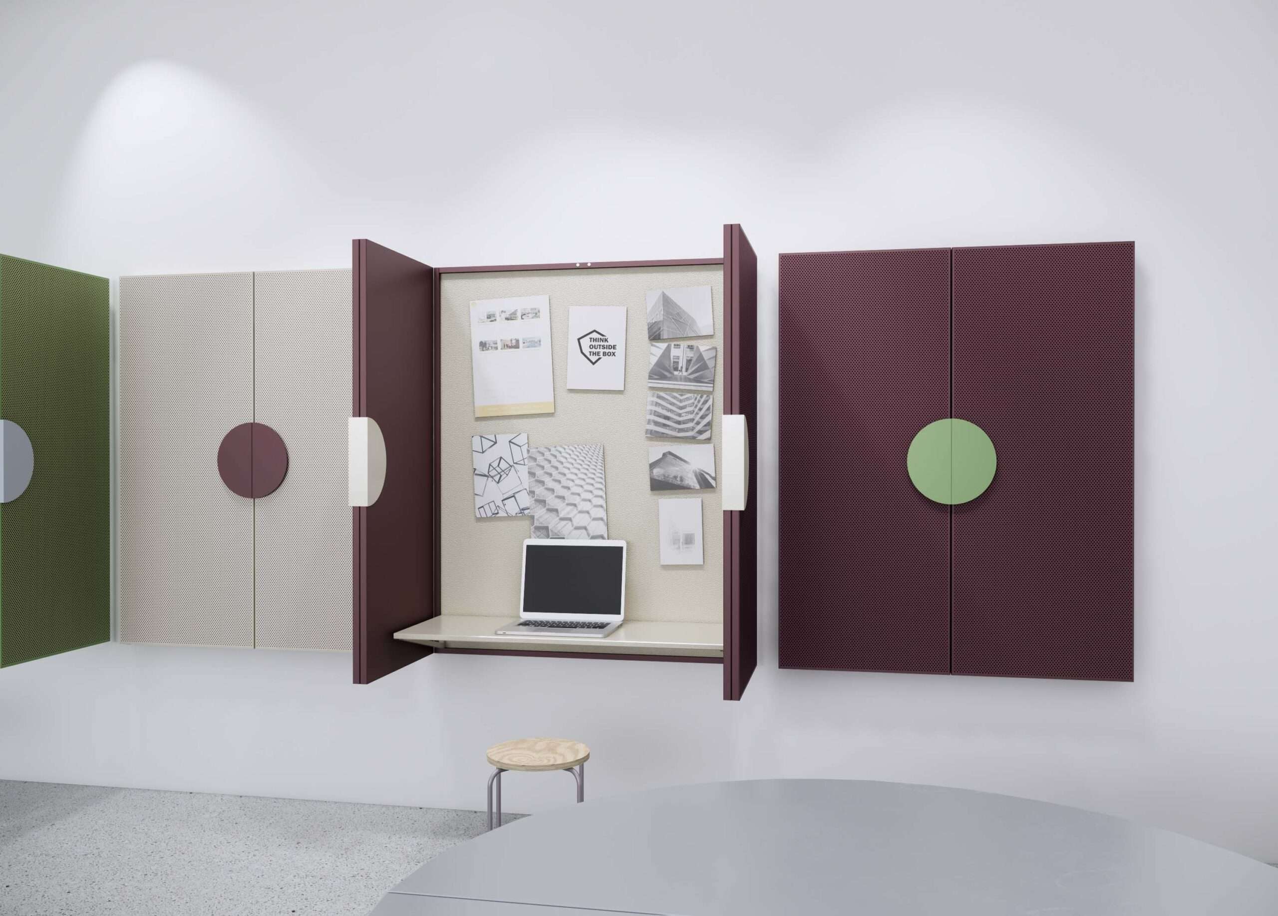 DAMPA Space in red (folded out)