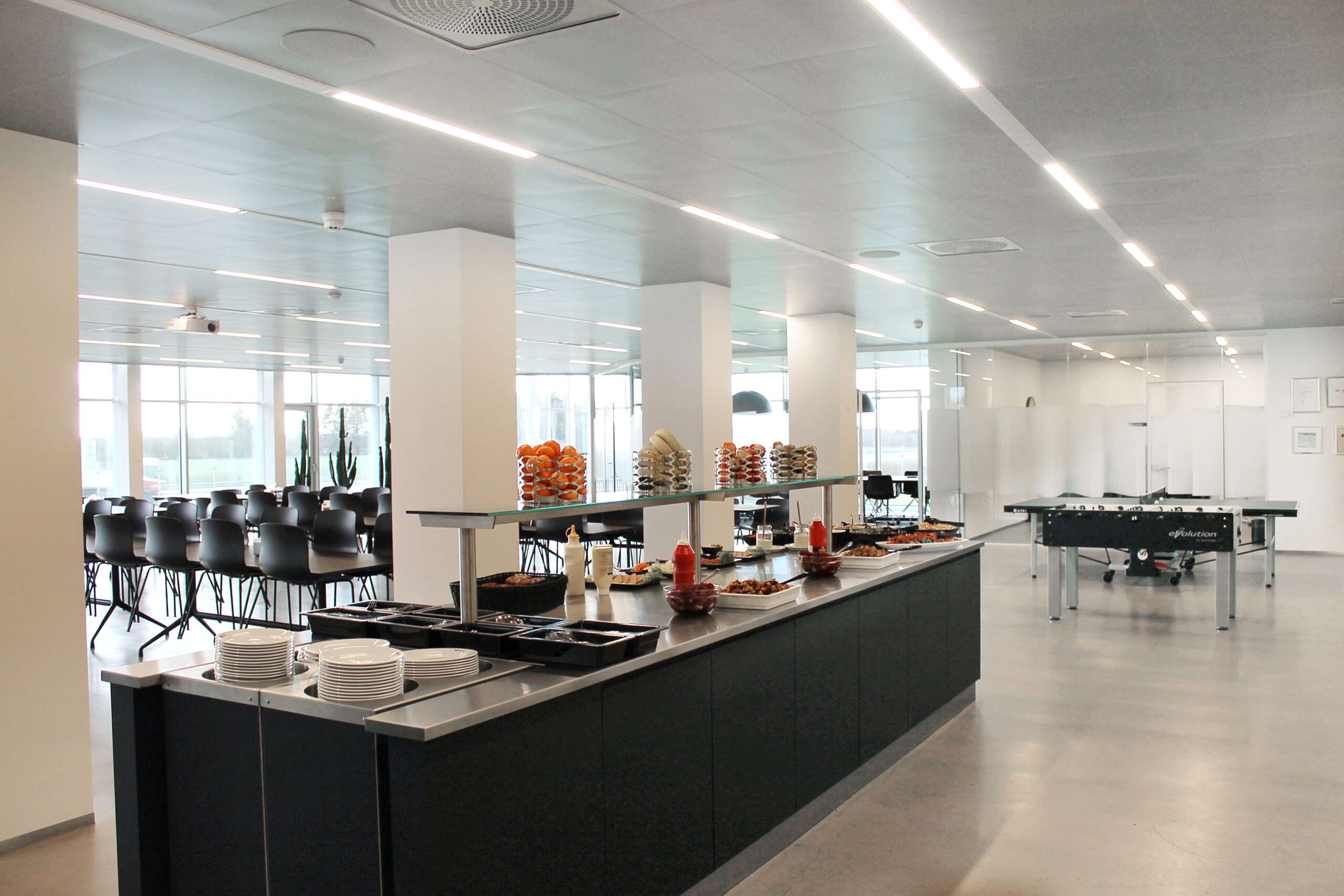 DAMPA Klimaloft i Niebuhr Gears kantine