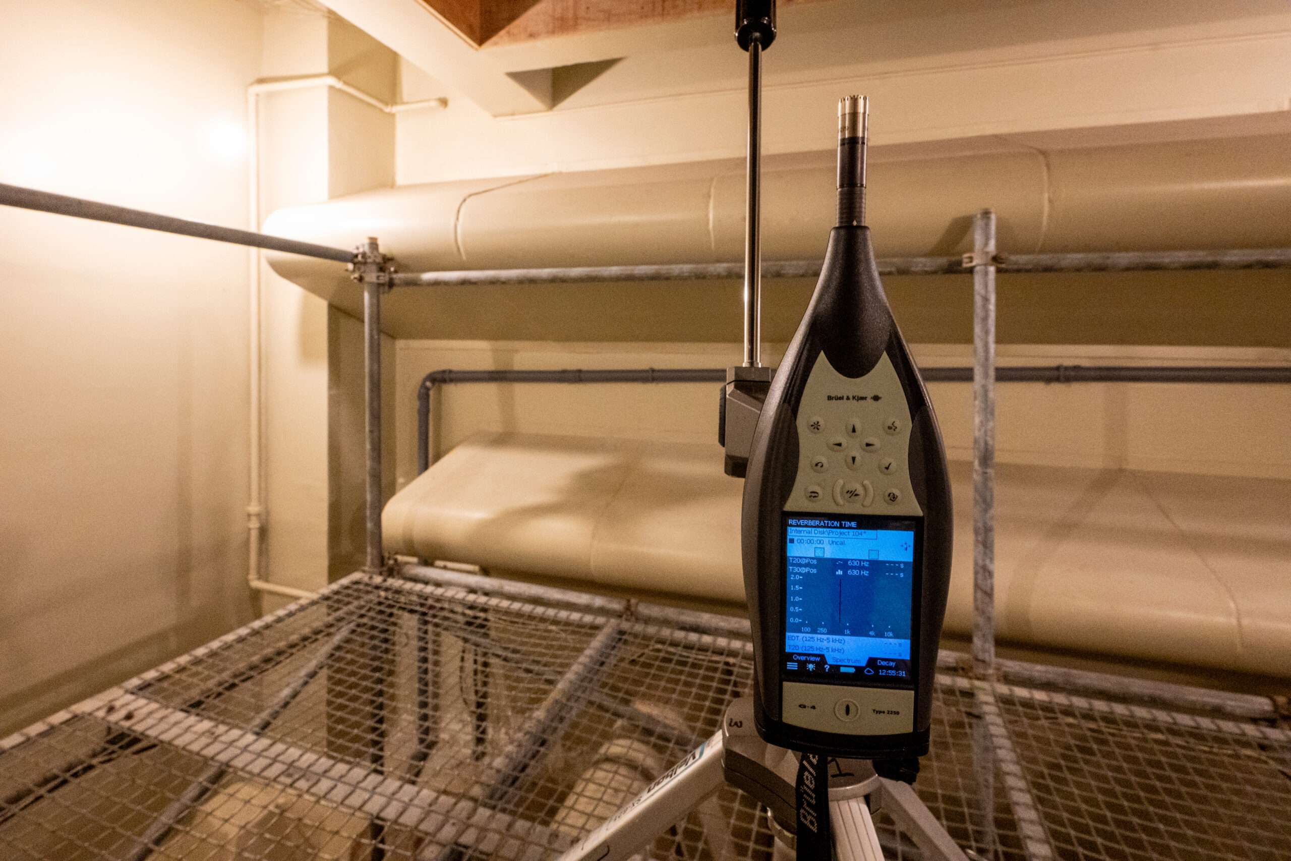 Måleudstyr til at måle akustik