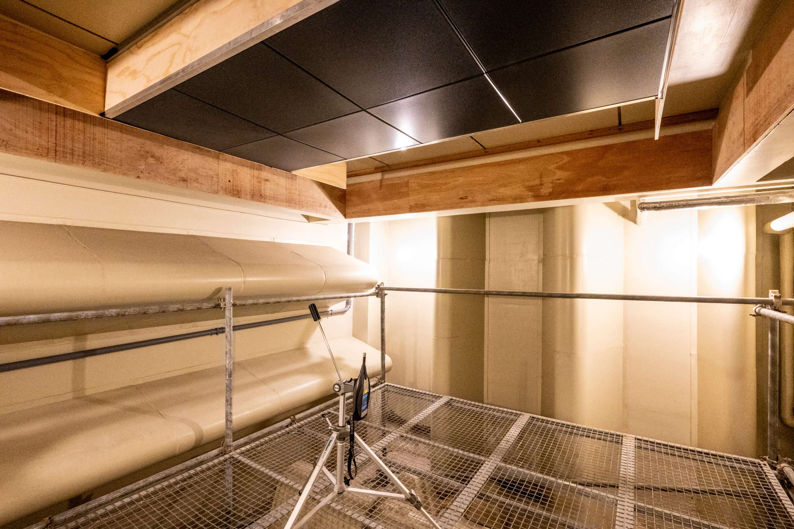 Rum til at måle akustisk effekt