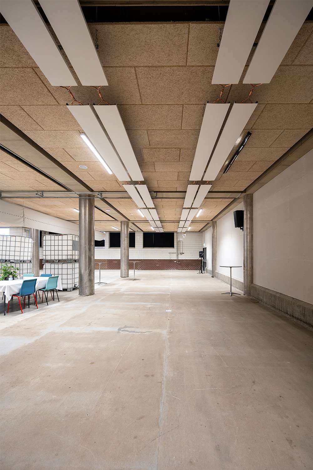 Heat radiant heating solution at Slagteriet